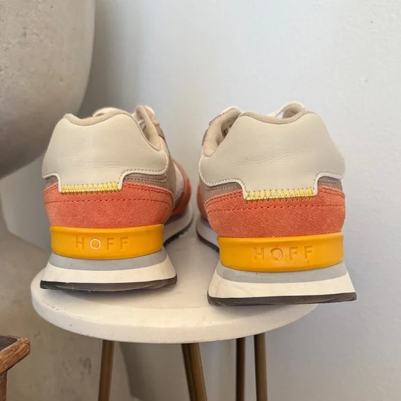 HOFF Women's Athletic Shoes in Orange, Tan, and Cream - Picture 2 of 13